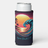 Zonsondergang Retro Surf Wave (Seltzer Voorkant)