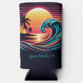 Zonsondergang Retro Surf Wave (Voorkant)