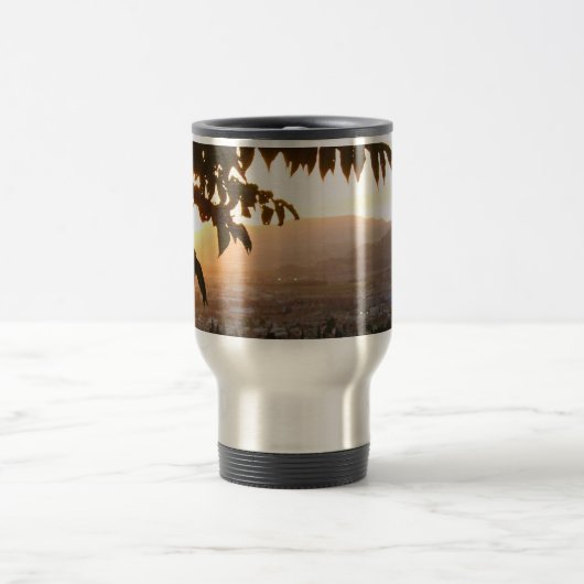 Zonsondergang Roestvrij staal 444 ml Reis/Commuter Reisbeker (Center)