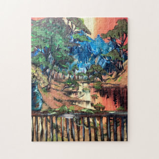 Zonsondergang Scène Puzzel