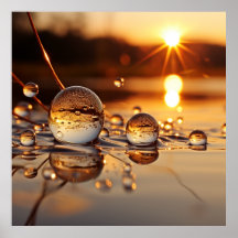 Zonsondergang Serenity: Reflecties van een Gouden