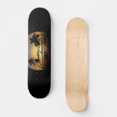Zonsondergang Skateboard (Voorkant)