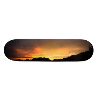 Zonsondergang Skateboard