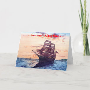 zonsondergang ster van India Feestdagen Kaart