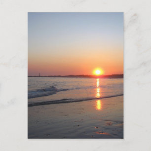 Zonsondergang * Strand Briefkaart