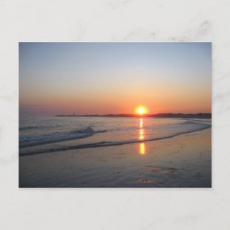 Zonsondergang * Strand Briefkaart