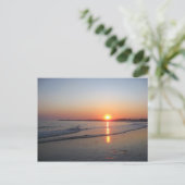 Zonsondergang * Strand Briefkaart (Staand voorkant)