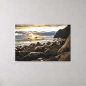 Zonsondergang Strand Canvas Print Afbeelding 35 (Voorkant)