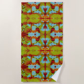 zonsondergang strandlaken (Voorkant)