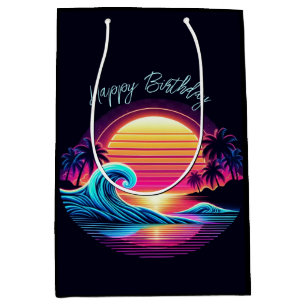 Zonsondergang Surf gloed Medium Cadeauzakje