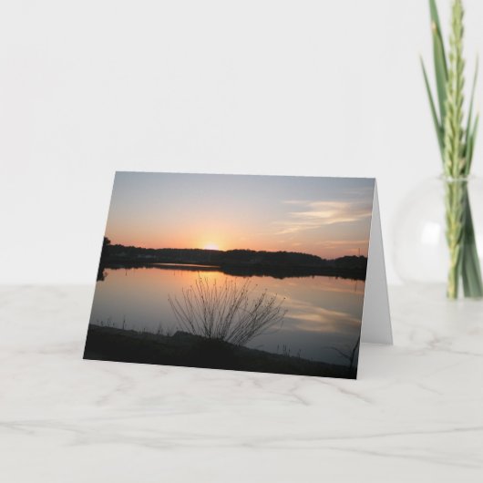 Zonsondergang - Sympathie Kaart (Voorkant)