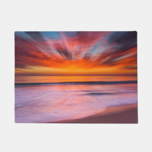 Zonsondergang Tamarack Beach Carlsbad, CA Deurmat