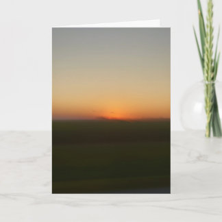 Zonsondergang tijdens het passeren van zuidelijk I Kaart