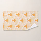 Zonsondergang, tonaal sinaasappel, betontextuur bad handdoek (Handdoek)