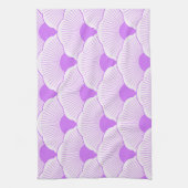 Zonsondergang, tonale violette, concrete textuur theedoek (Verticaal)