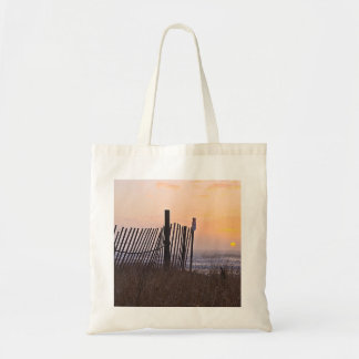 zonsondergang Tote Bag met hek