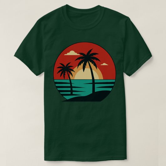 Zonsondergang TShirt 1 (Design voorkant)