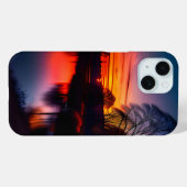 Zonsondergang Uitzicht één Case-Mate iPhone Case (Achterkant (horizontaal))