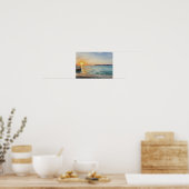 Zonsondergang van de Haven Poster (Keuken)