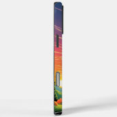 Zonsondergang van stoommachine Case-Mate iPhone case (Achterkant / Rechts)