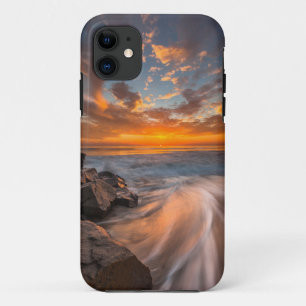 Zonsondergang vanaf Tamarach Beach iPhone 11 Hoesje