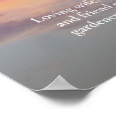 Zonsondergang Viering van het Leven Foto Download Poster (Hoek)