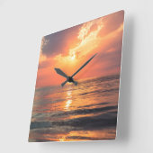 zonsondergang vierkante klok (Hoek)