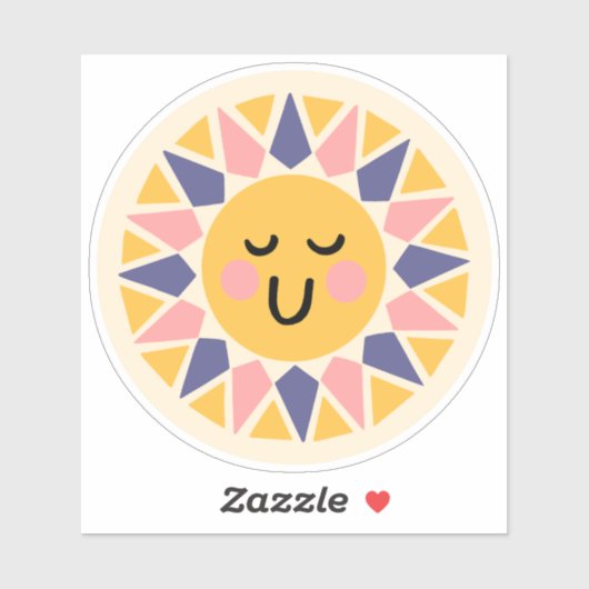 Zonsondergang Vinyl Sticker (Vel)