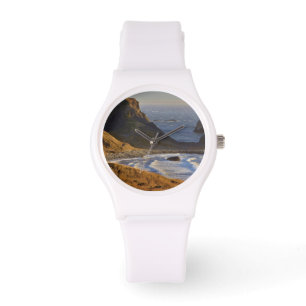 Zonsondergang, Zee Stapel, Sisters, Oregon Kust Horloge