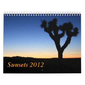 Zonsondergangen 2012 kalender