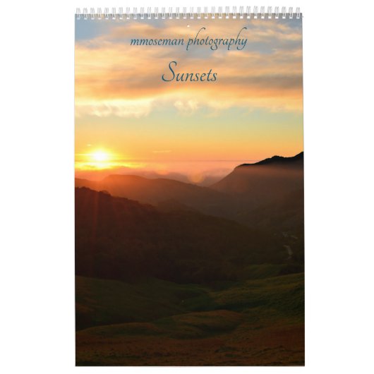 Zonsondergangen agenda kalender (Hoes)