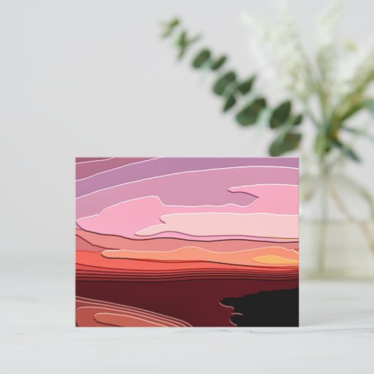 ZONSONDERGANGEN BRIEFKAART (Staand voorkant)