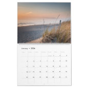 Zonsondergangen, duinen en drijfhout kalender (Jan 2026)