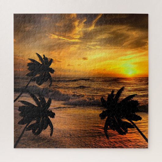 ZONSONDERGANGEN OCEAN SCENERY-NATUUR KASTEN LEGPUZZEL (Verticaal)