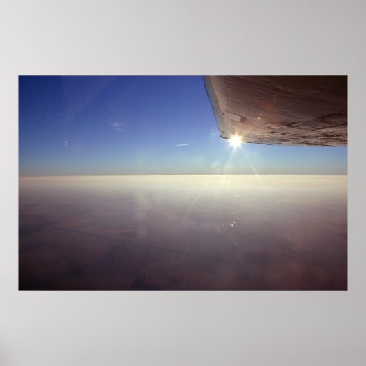 Zonsondergangen onder vleugels poster (Voorkant)