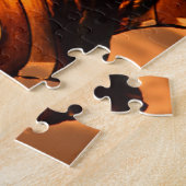 Zonsondergangen op de oude glory Puzzle Legpuzzel (Zijkant)