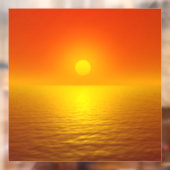 Zonsondergangsreflectie Raamsticker (Vel 2)