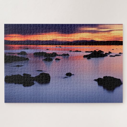 Zonsopgang bij Black Point van Mono Lake Legpuzzel (Horizontaal)