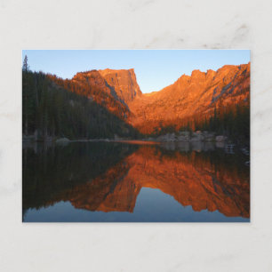 Zonsopgang bij Dream Lake III Briefkaart