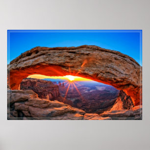 Zonsopgang bij Mesa Arch Poster