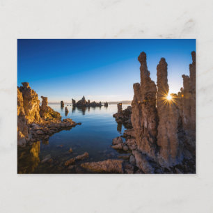 Zonsopgang bij Mono Lake, Californië Briefkaart