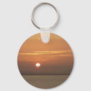 Zonsopgang boven Aruba I Caribisch zeegezicht Sleutelhanger