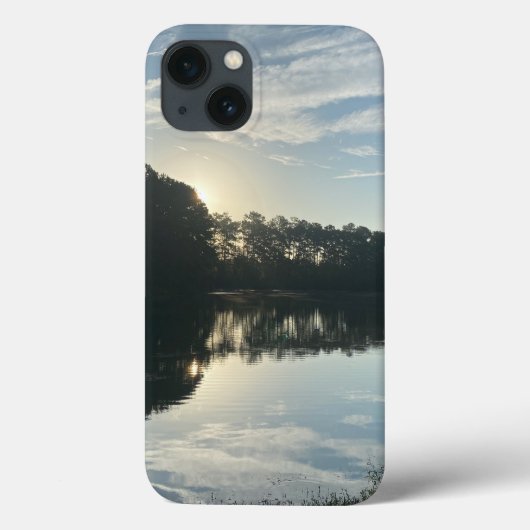 Zonsopgang boven een Georgia Lake iPhone-hoesjes Case-Mate iPhone Case (Achterkant)