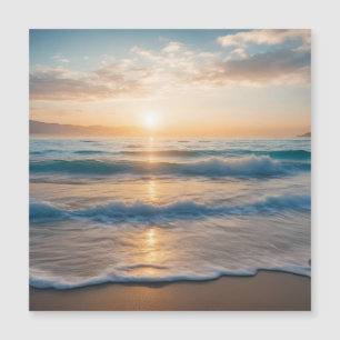 Zonsopgang boven het strand Magnetische Kaart