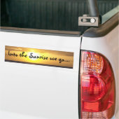 Zonsopgang... Bumpersticker (Op Truck)
