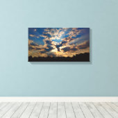 zonsopgang canvas afdruk (Insitu (Houten vloer))