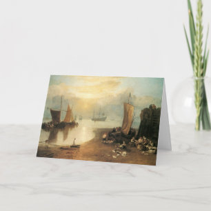 Zonsopgang door damp van Joseph Turner Kaart