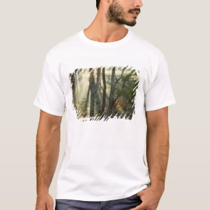 Zonsopgang door eiken- en hickorybossen, t-shirt