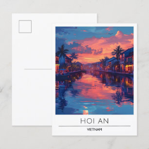 Zonsopgang in Hoi An Vietnam Travel Briefkaart