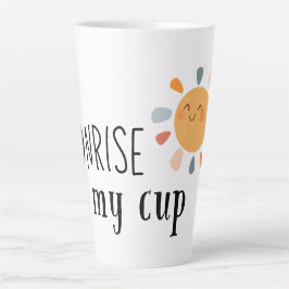 Zonsopgang in mijn cup-warm & opbeurend design cup latte mok